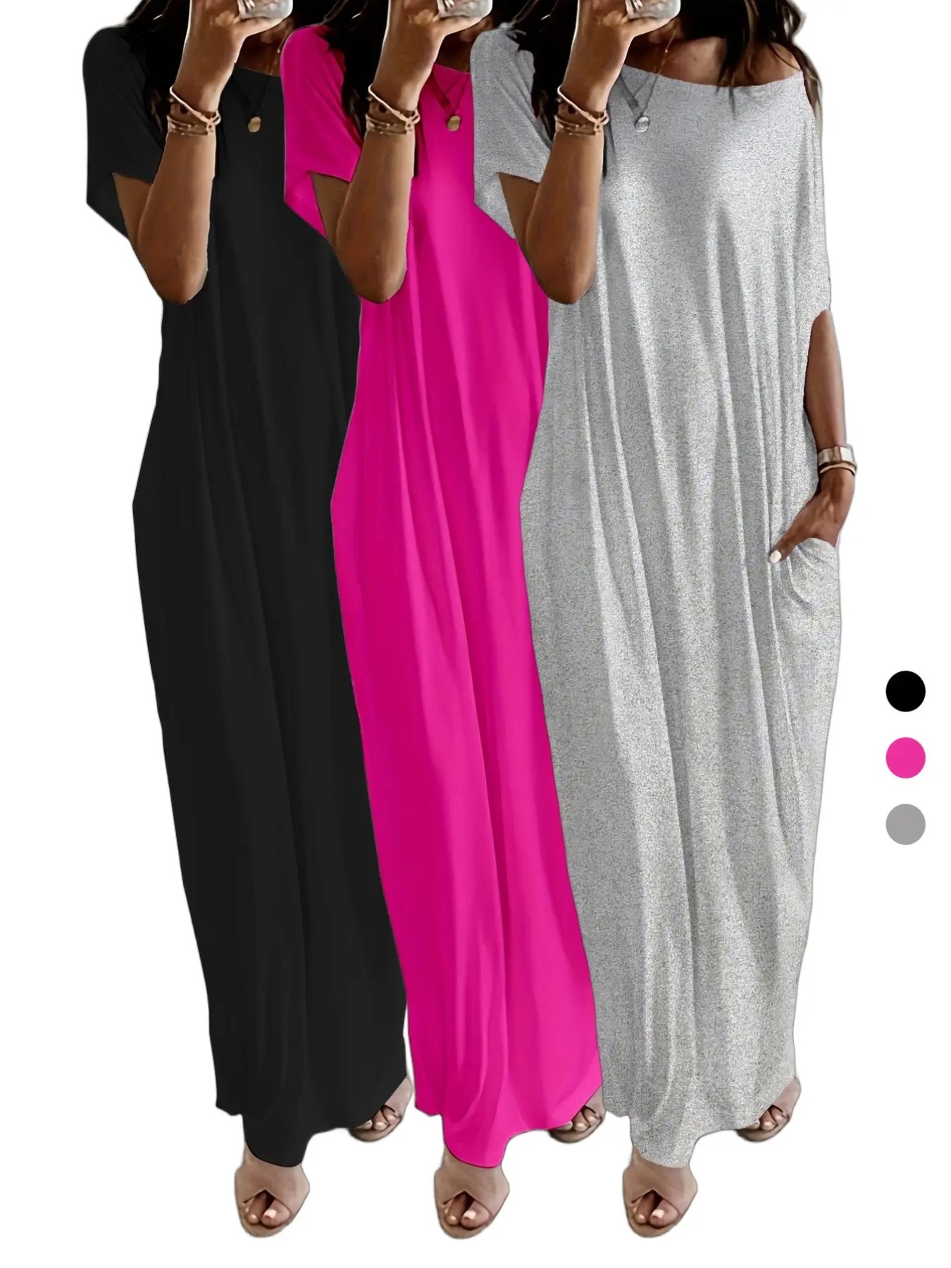 🦇🦇🦇Women's Batwing Sleeve Lounge Dress