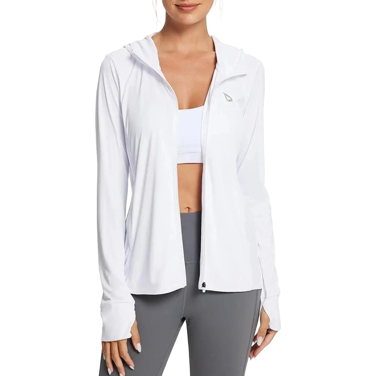 Women's UPF50+ Hoodie Sun Protection Shirts Lightweight Breathable SPF Jacket UV Cooling Long Sleeve Summer Outdoor Hiking Gardening Fishing