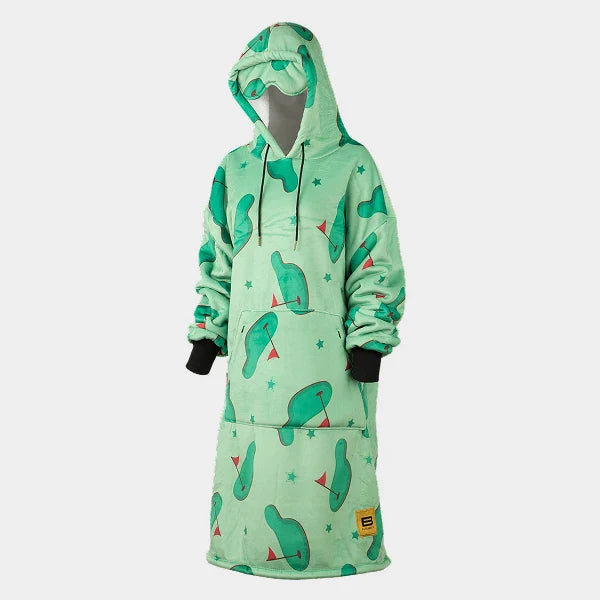 Wearable blanket Oversized with sherpa lining One size fits most.