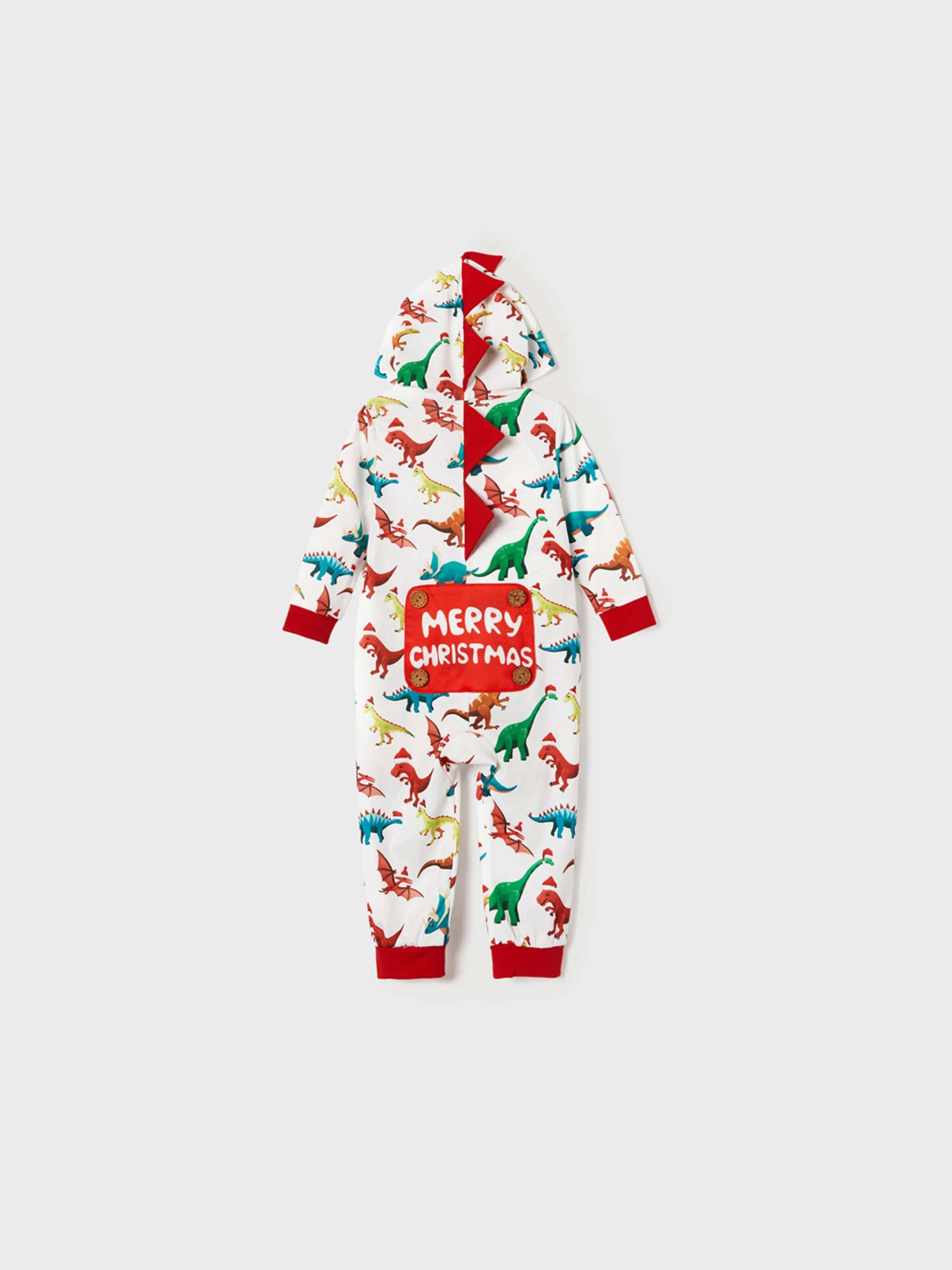 Christmas Family Matching Pajamas with 3D Design Onesie PJS with Christmas Socks Multi-color