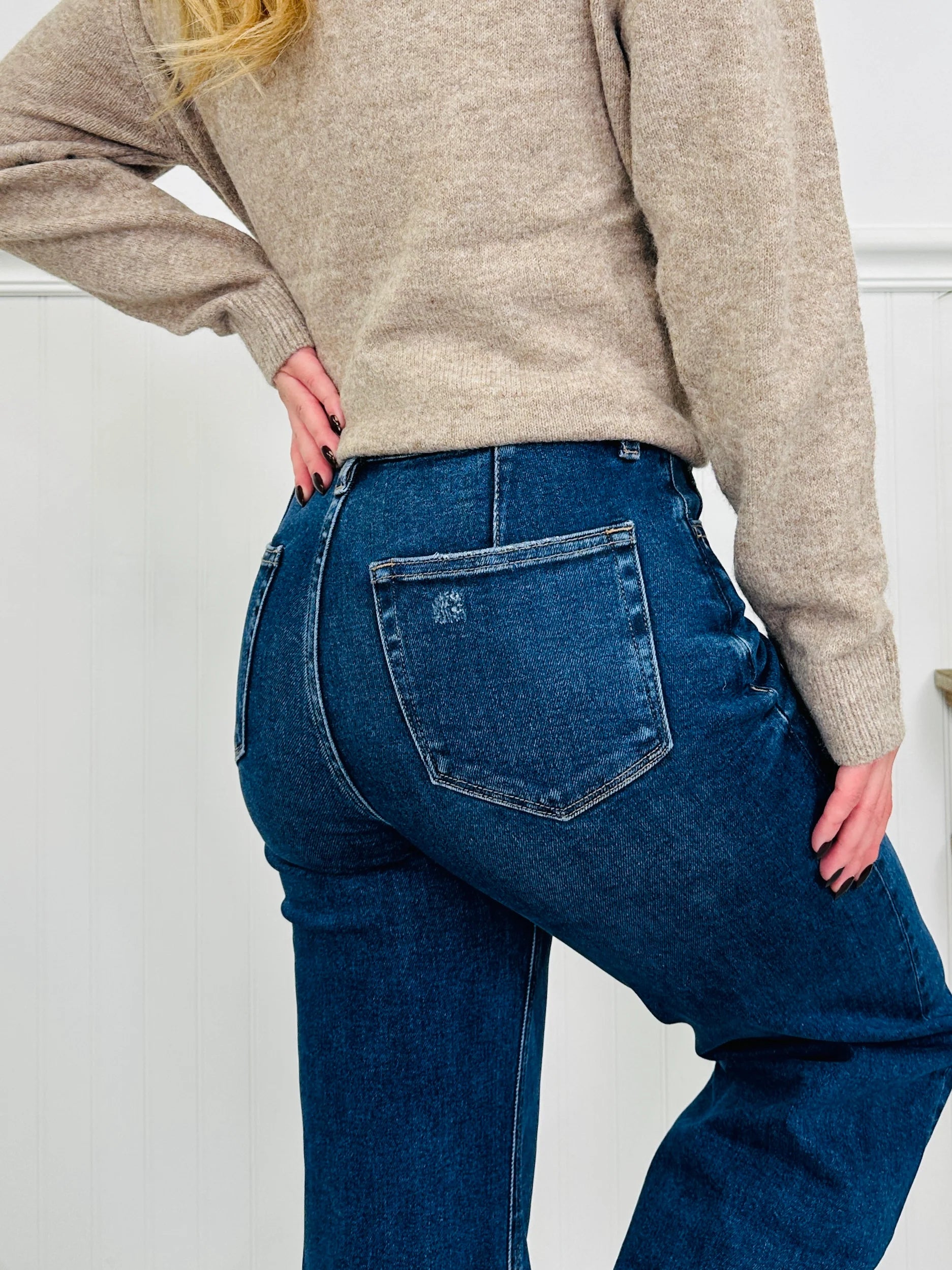 Under Control Wide Leg Tummy Control Jeans