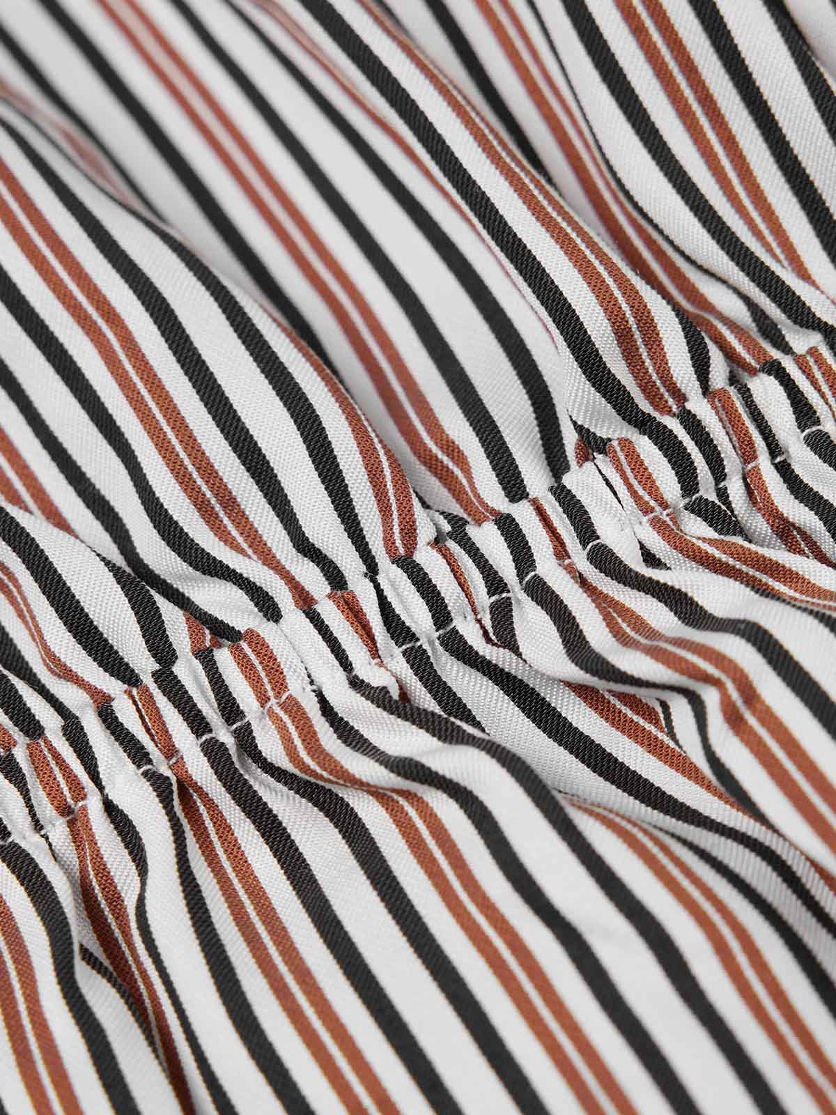 ASOBIO Long-Sleeve Asymmetrical Wrap Drapey Shirt