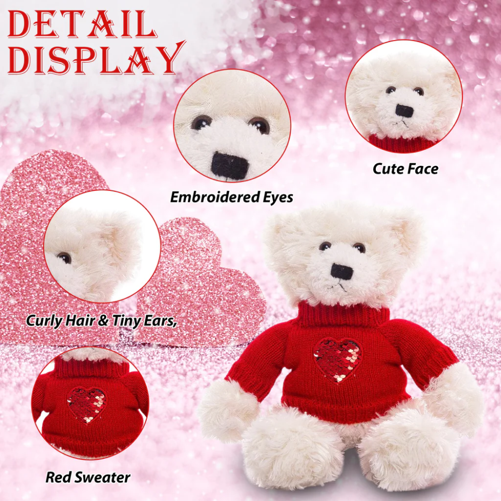 Brandon Cream Valentine Bear 12inch