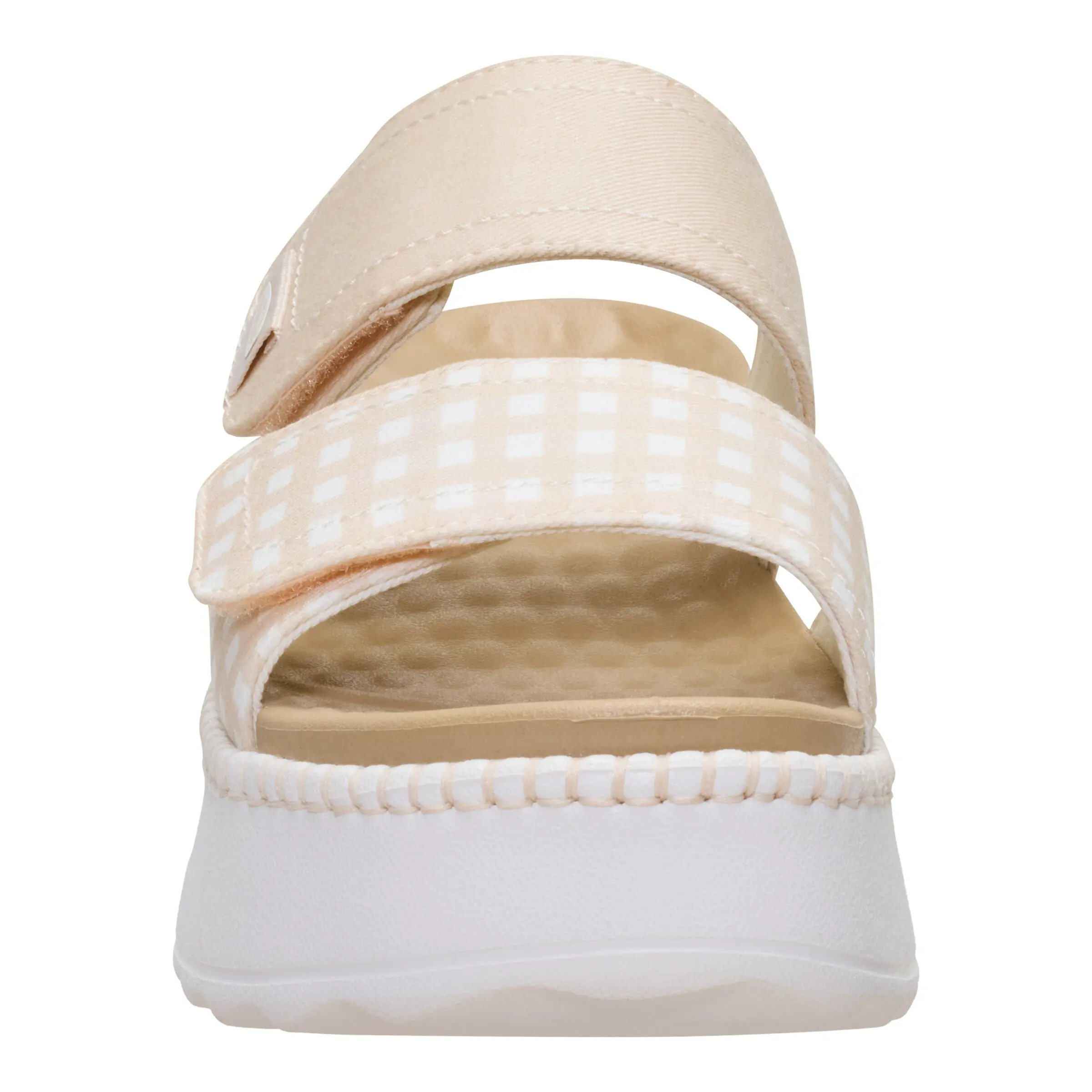 DUDE Delray Slide Gingham - Comfortable Slip on Sandals