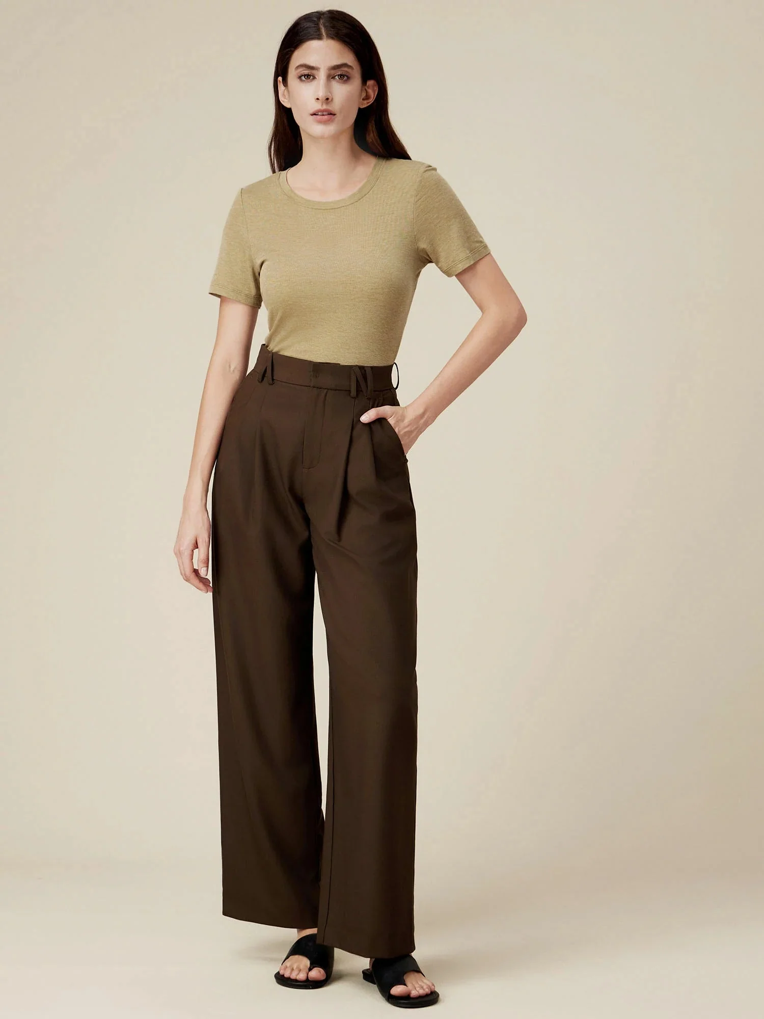 Acetate Silk Classic Slim Fit T-Shirt