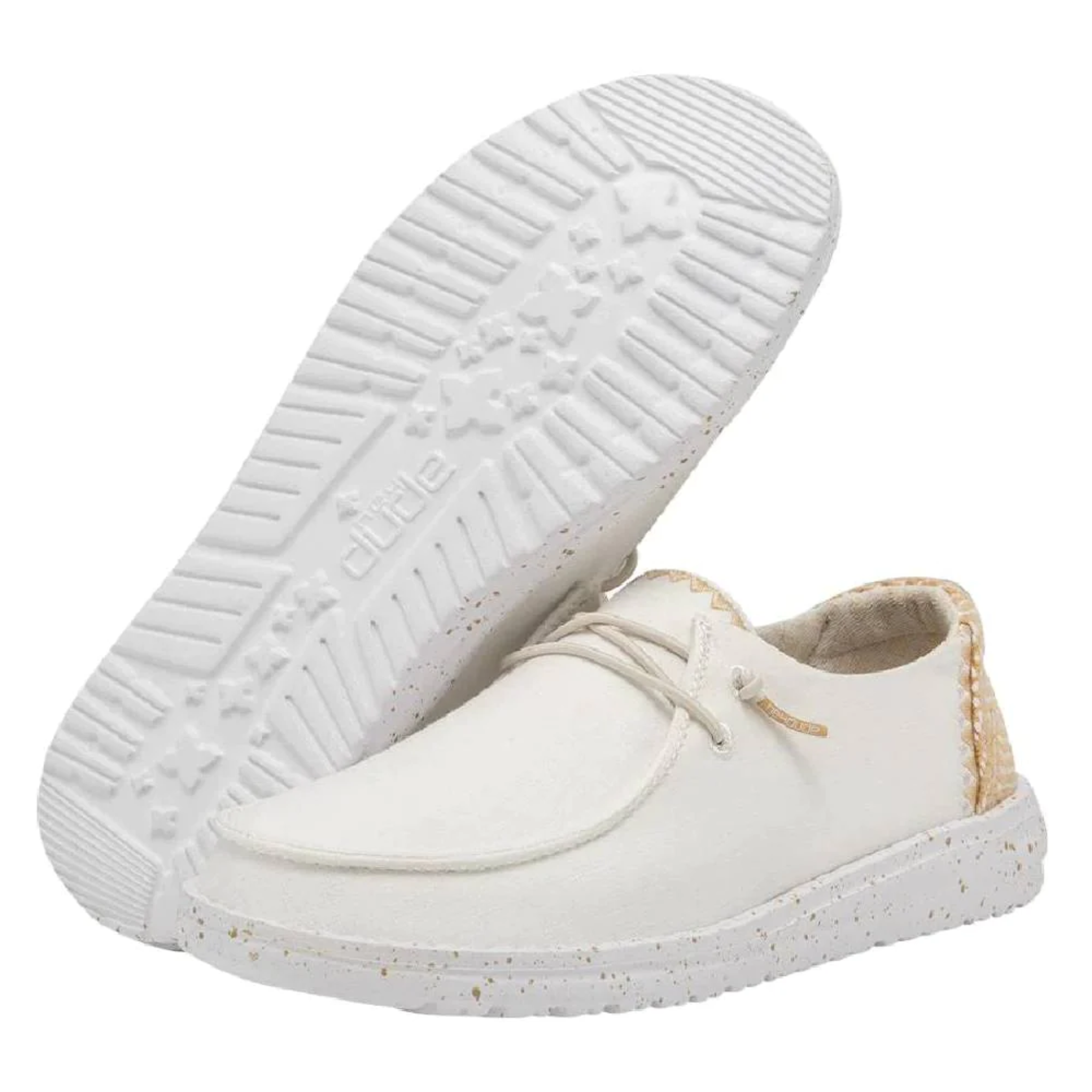 DUDE WOMENS WENDY CHAMBRAY WHITE SAND - 121410257