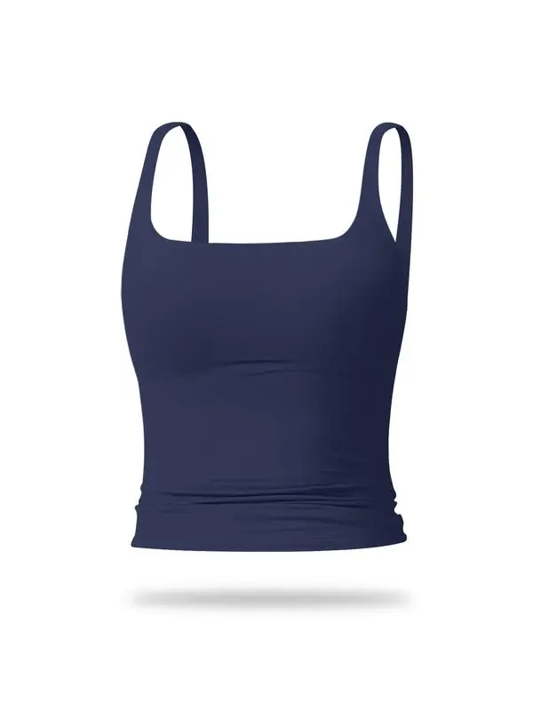 Women's Solid Color Sports Tank Top